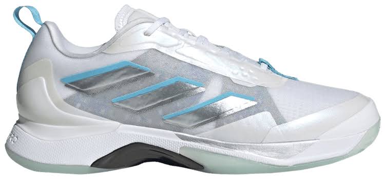 Adidas Women's Avacourt (White/Sliver/Irisdescent Blue)