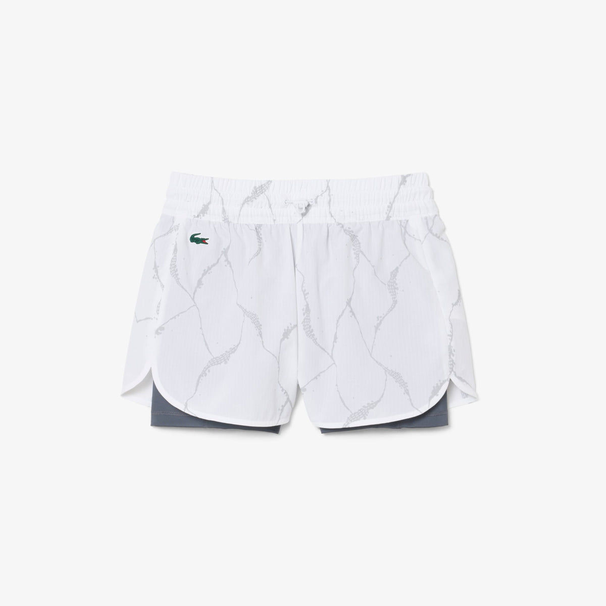 Lacoste Women Lined Shorts (White)