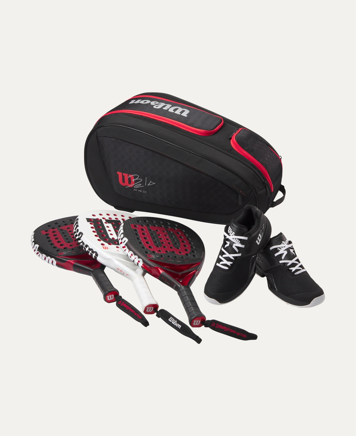 Wilson Bela Super Tour Padel Bag (Black/Red)