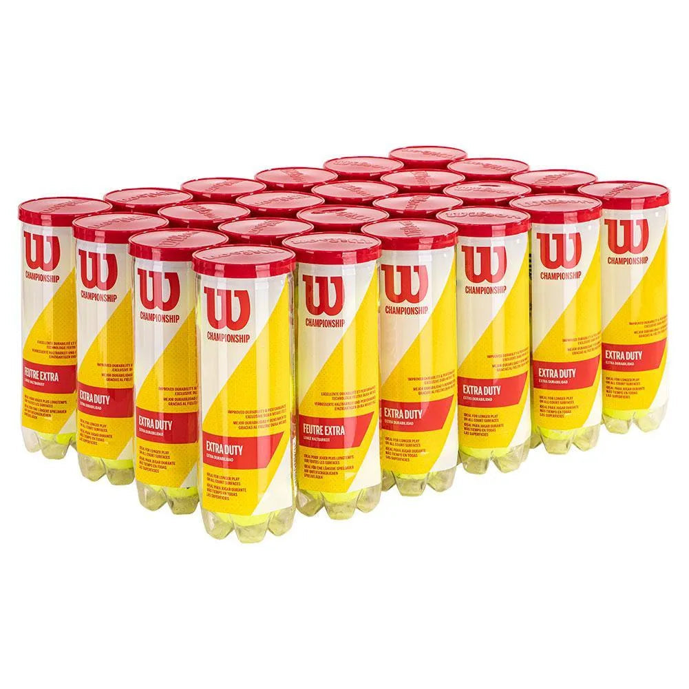 Wilson Championship Extra Duty Tennis Balls (24 can case)