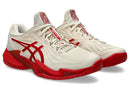 Asics Men's COURT FF 3 NOVAK  (Cream/Classic Red)
