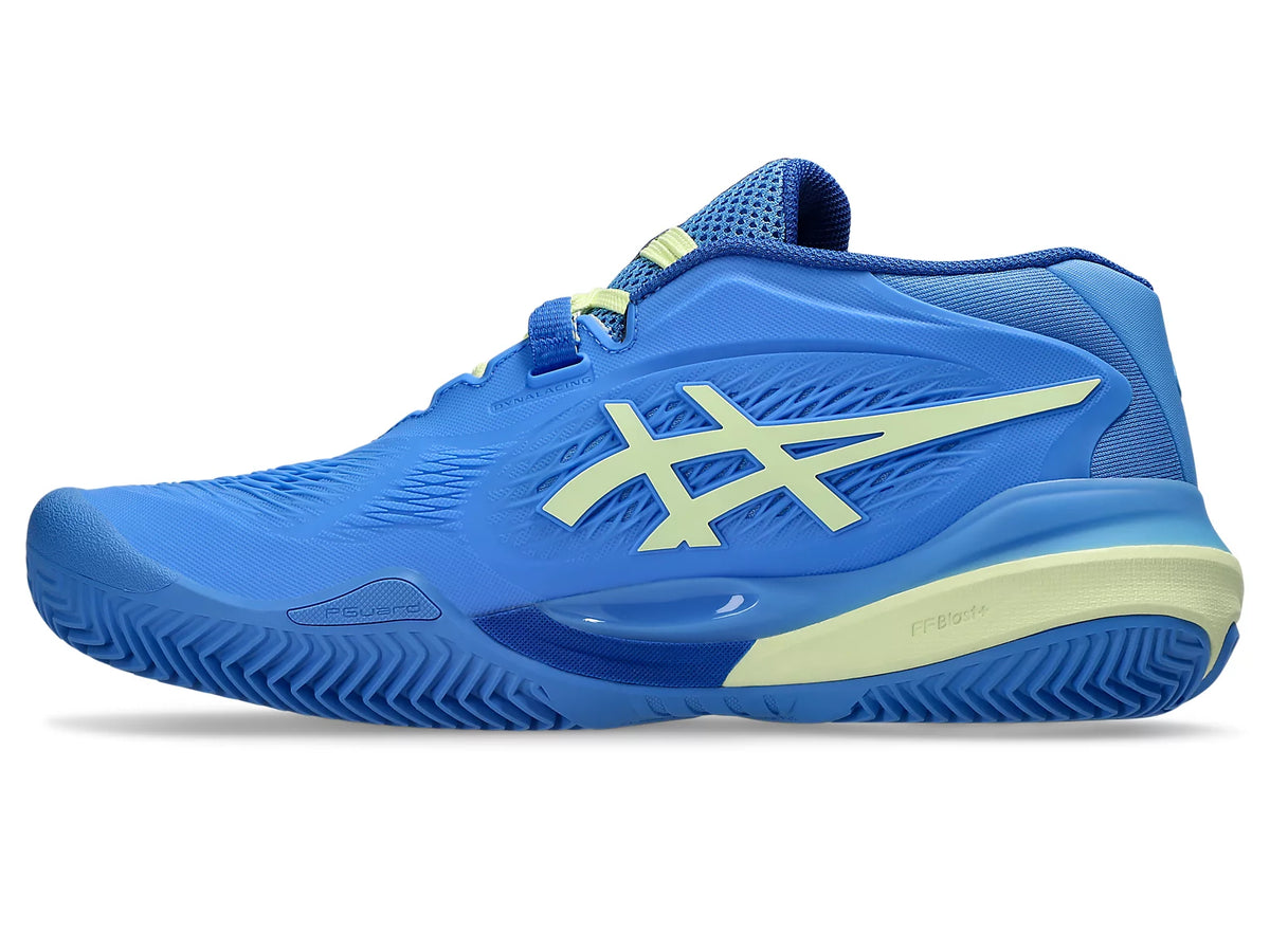 Asics Women's Gel-Resolution X CLAY (Blue Coast/Yellow)
