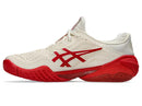 Asics Men's COURT FF 3 NOVAK  (Cream/Classic Red)