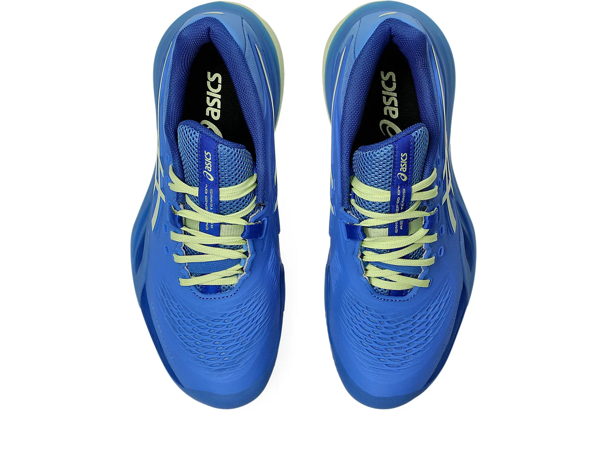Asics Women's Gel-Resolution X CLAY (Blue Coast/Yellow)