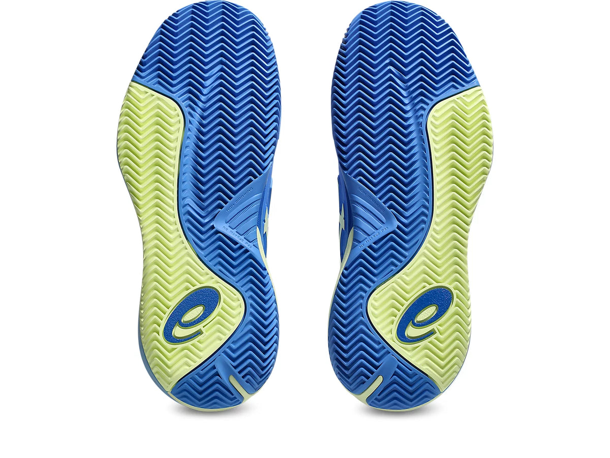 Asics Women's Gel-Resolution X CLAY (Blue Coast/Yellow)