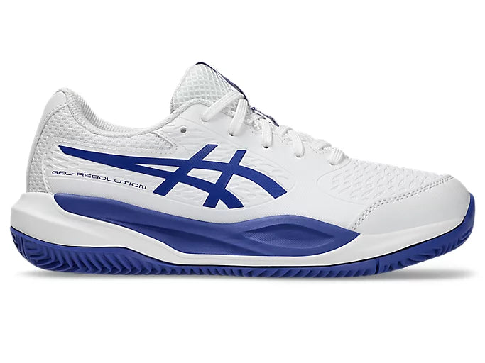 Asics Gel-Resolution X Junior (White/Dark Cobalt)
