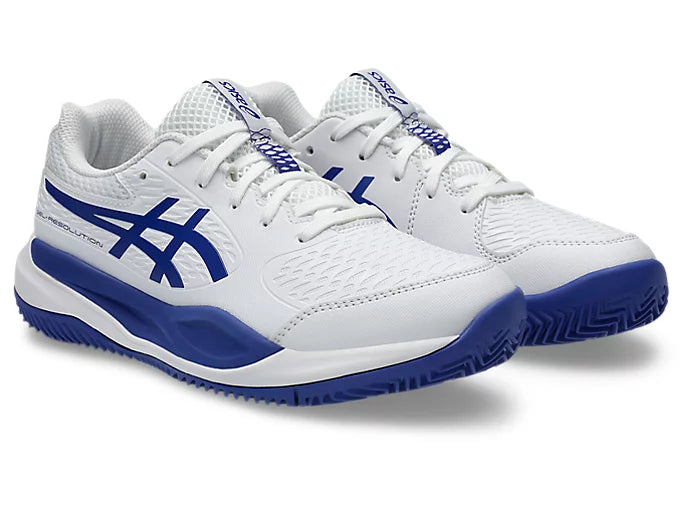 Asics Gel-Resolution X Junior (White/Dark Cobalt)