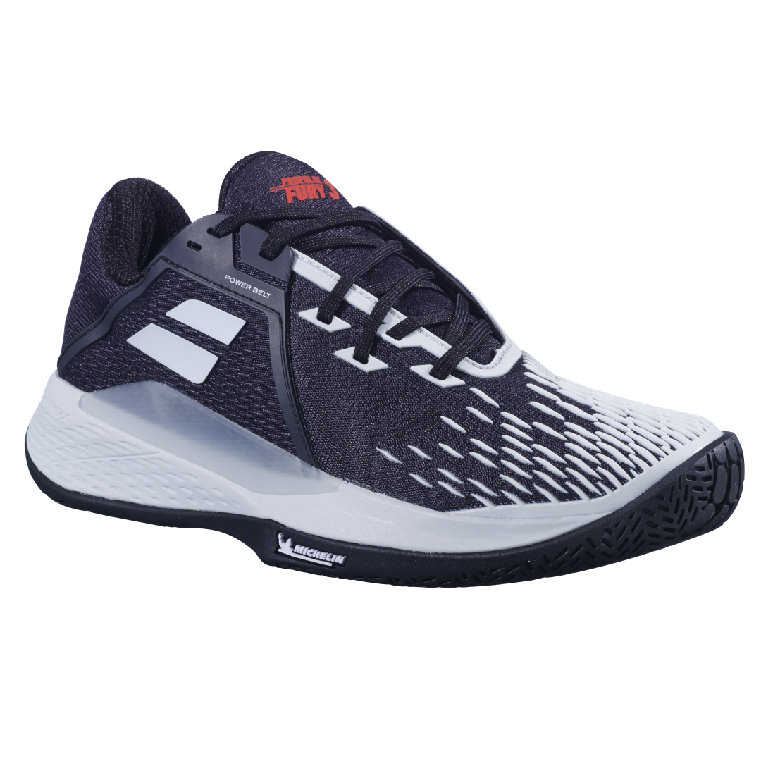 Babolat Men's Propulse Fury 3 All Court (Black/Illusion Blue)