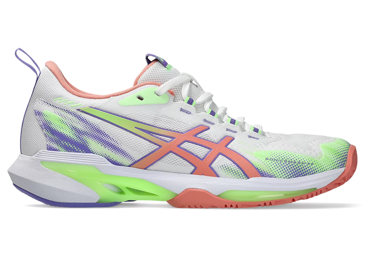 Asics Women's SonicSmash FF (White/Guava)