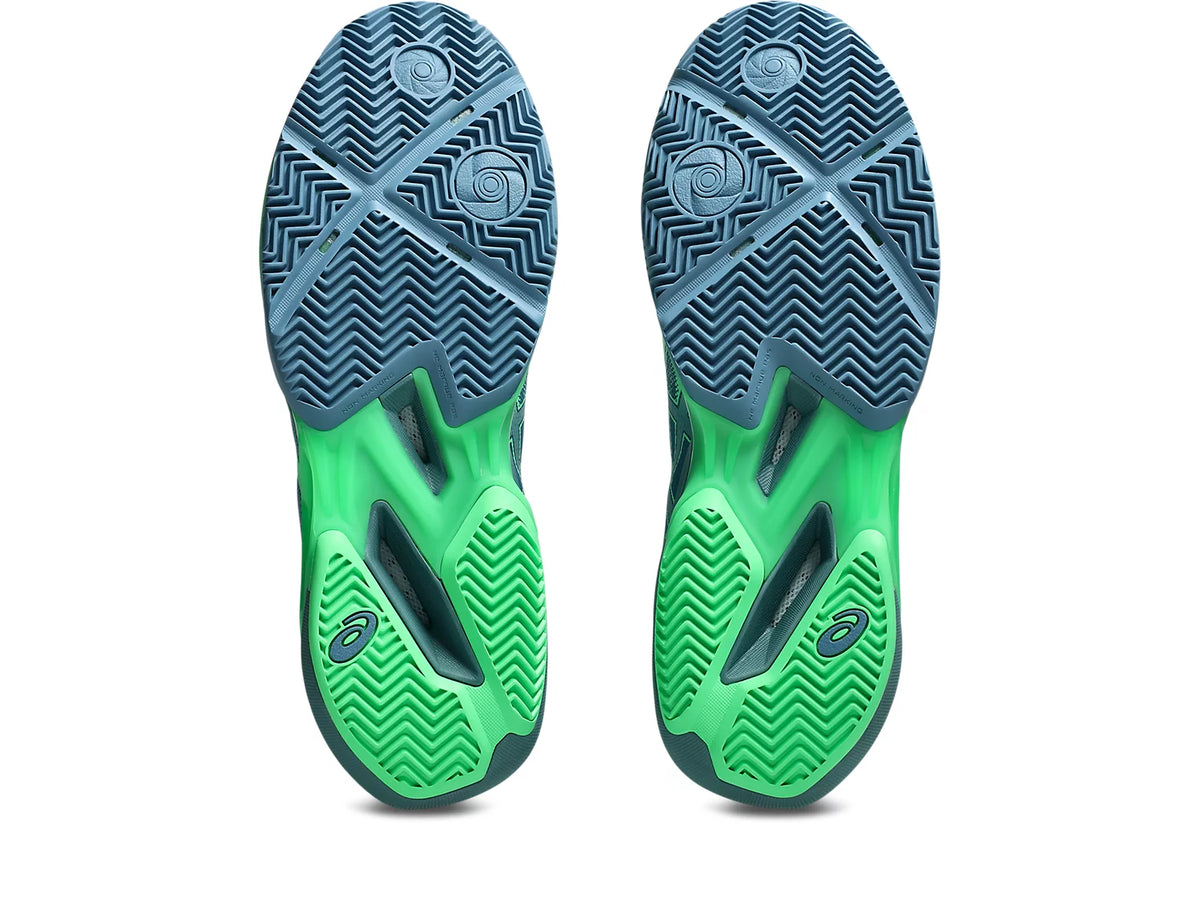 Asics Men's SonicSmash FF (Saba Blue/Vital Green)