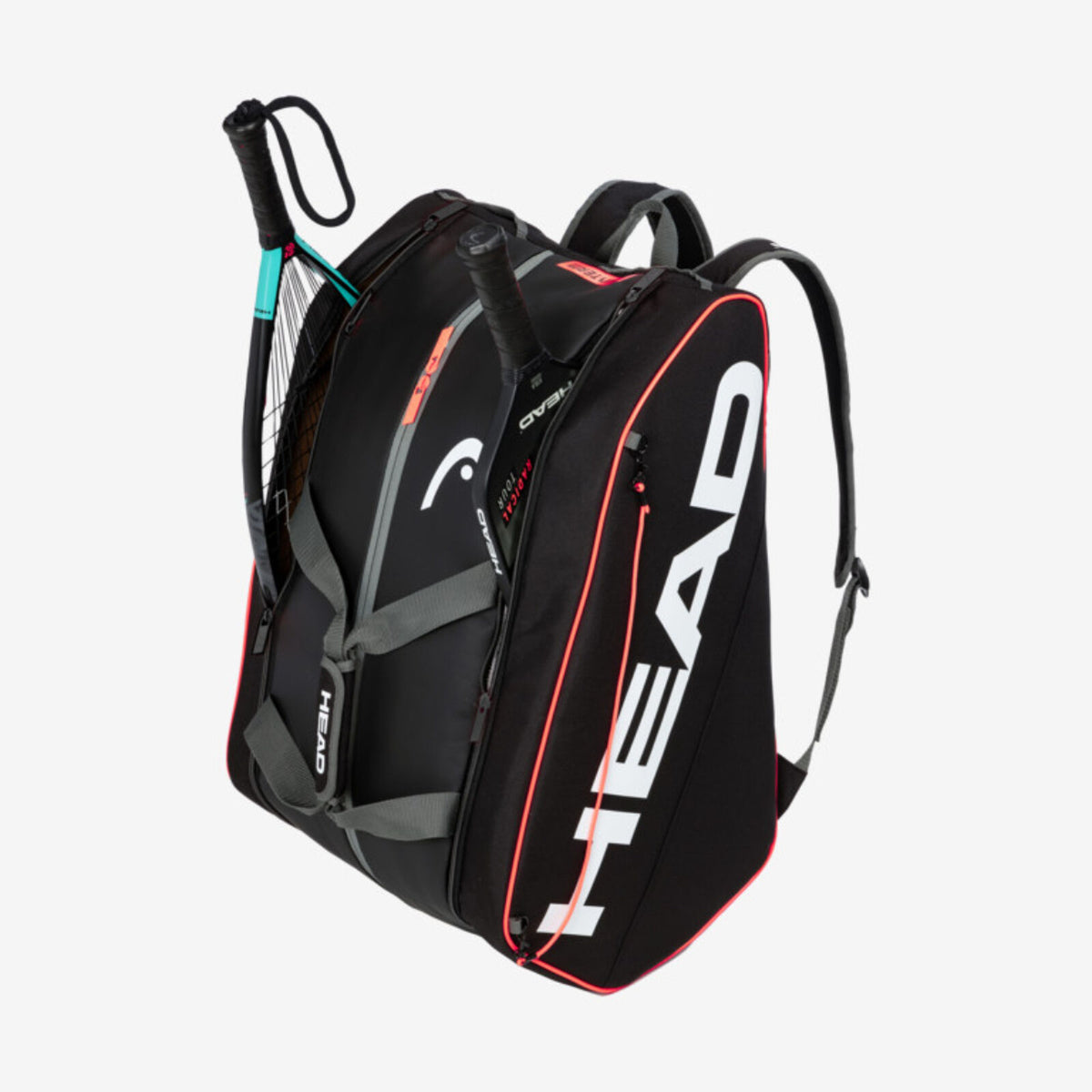 Head Tour Padel Bag L: (Black/Orange)
