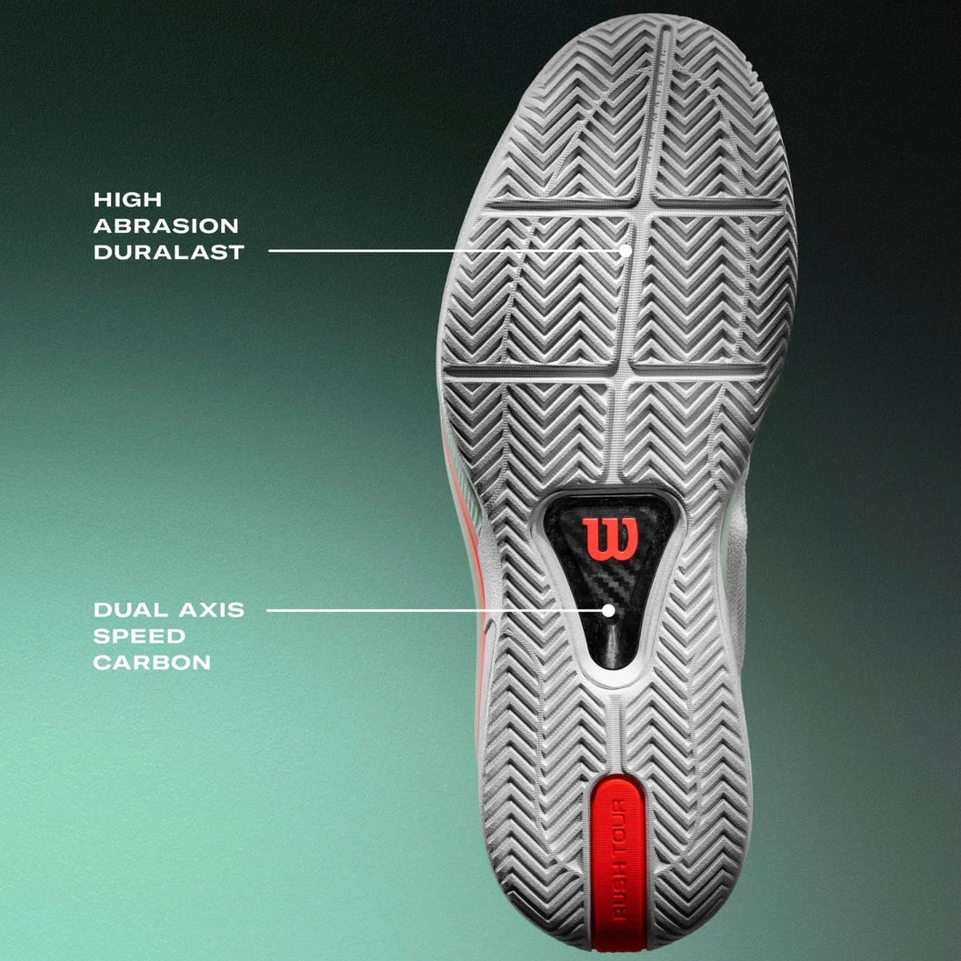 Wilson Men's Rush Tour 5 (White/Deja Vu Blue/Lunar Rock)