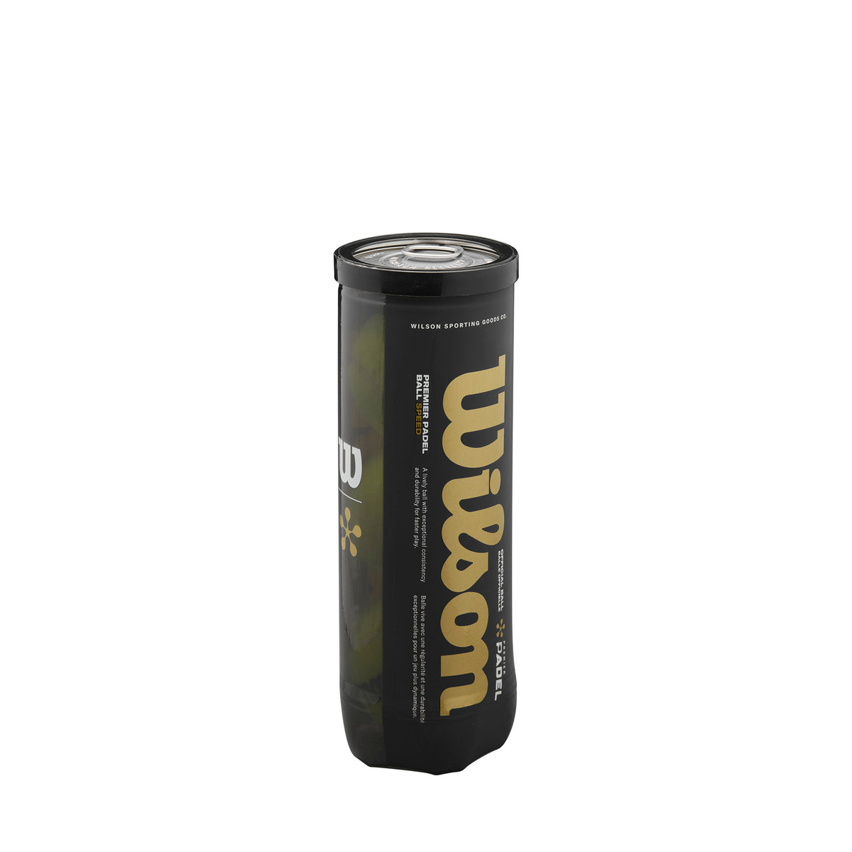 Wilson Premier Padel Speed Balls (3-ball can)
