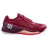 Wilson Women's Rush Pro 4.0 (BEET RED/WHITE/TROPICAL PEACH)