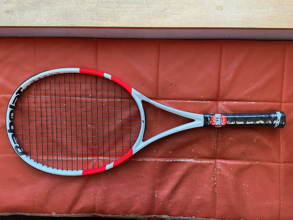 Babolat PURE STRIKE 100 16/20 (WHITE/RED/BLACK) (CLEARANCE)