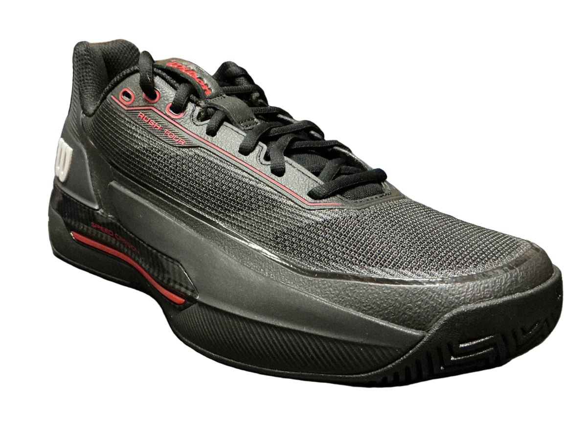 Wilson Men's Rush Tour 5 CTC (Black/Wilson Red/Microchip)