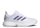 Adidas Womens SoleCourt (White/Lavender/Dark Purple)