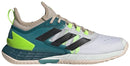 Adidas Womens adizero Ubersonic 4.1 (Light Grey/Dark Green/Light Green)