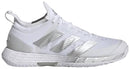 Adidas Womens adizero Ubersonic 4 (White/Sliver/Grey)