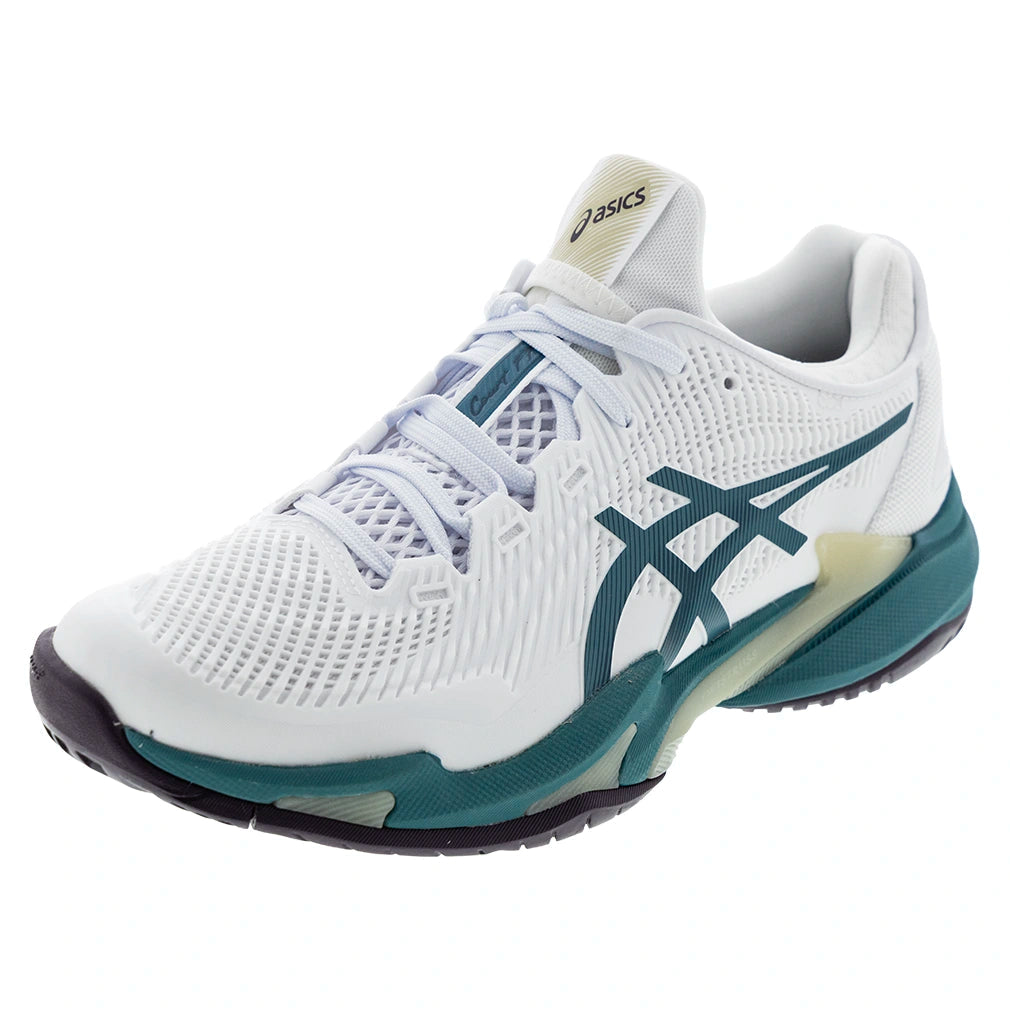 Asics Men Court FF 3 (White/Foggy Teal)