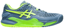 Asics Men Gel Resolution 9 (Steel Blue/Hazard Green)