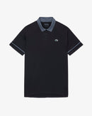 Lacoste Men Novak Djokovic Polo (Black/Grey)