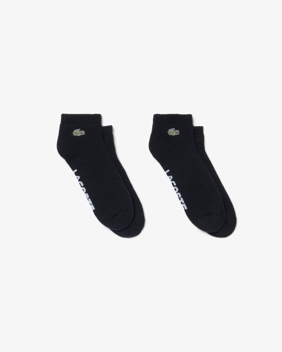 Lacoste Low Fit Socks 2 pack Size 10-12 (Black)