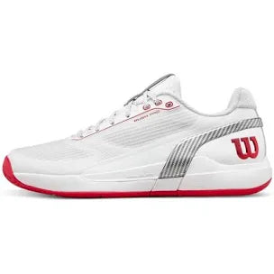 Wilson Men's Rush Pro 5 CTC (Bright White/Wilson Red/Microchip)