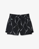 Lacoste Women Printed Lined Shorts (Black)