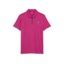 Lacoste Men Quarter Zip Polo (Pink)