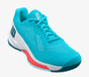 Wilson Women's Rush Pro 4.0 (SBLUE/WHT/FLERY COR)