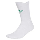 Adidas Trefoil Performance Crew Sock (White/Laver Green)