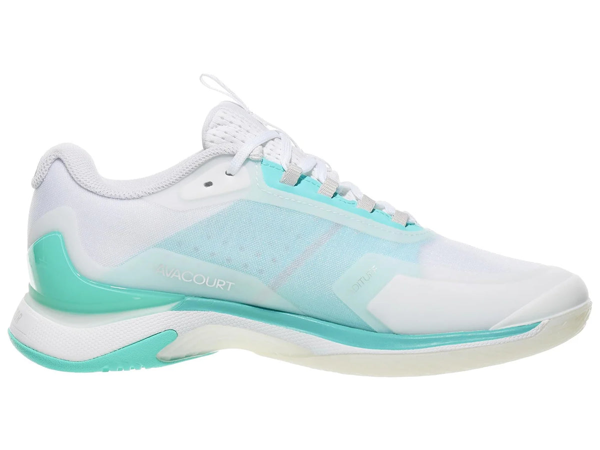 Adidas Women's AvaCourt 2 (White/Silver/Aqua)