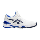 ASICS Womens' Court FF 2 (White/Lapis Lazuli Blue)
