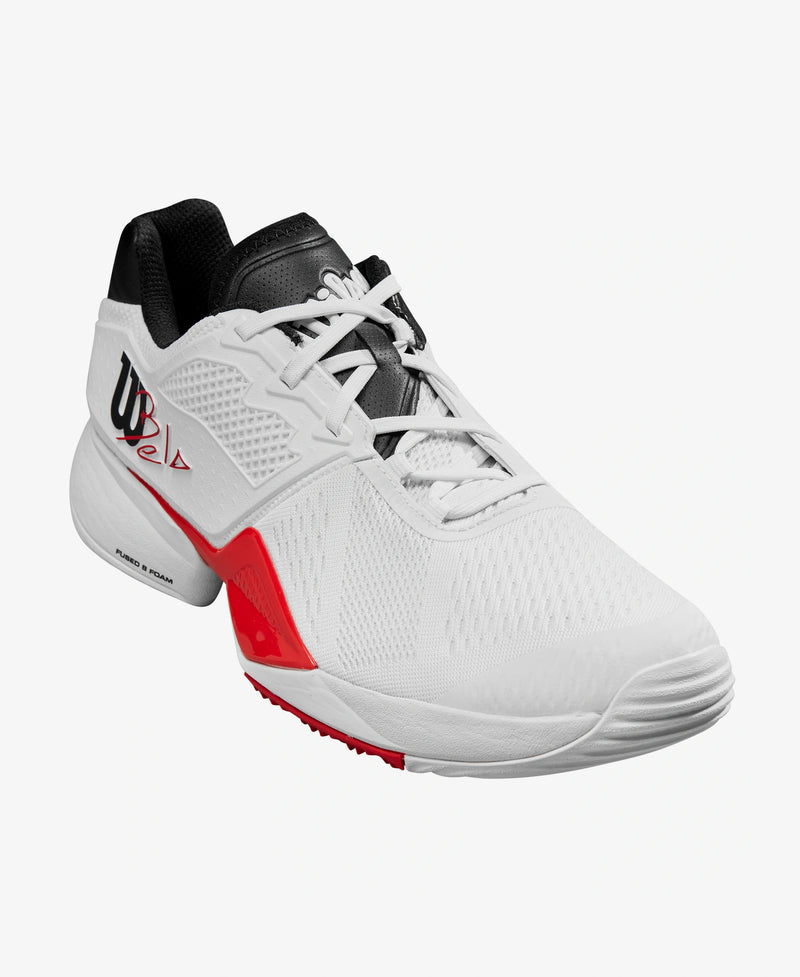 Wilson Bela Tour Men's Padel Shoe (White/Red)