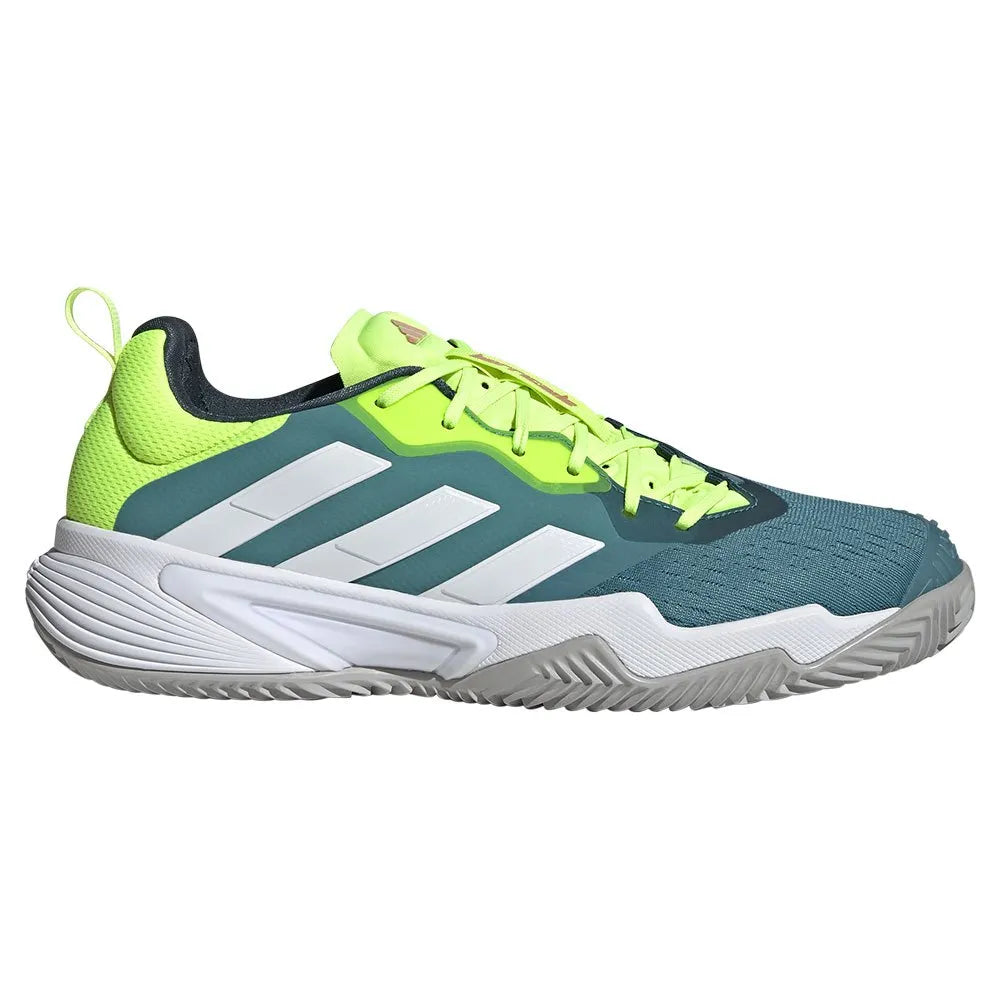 Adidas Men's Barricade 13 (Deep Teal/Yellow)