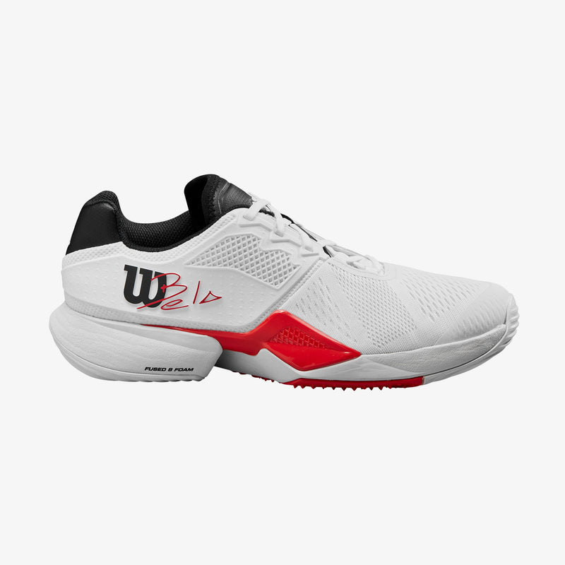 Wilson Bela Tour Men's Padel Shoe (White/Red)