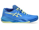 Asics Women's Gel-Resolution X CLAY (Blue Coast/Yellow)
