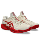 Asics Men's COURT FF 3 NOVAK  (Cream/Classic Red)