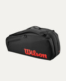 Wilson Clash v3 Super Tour 6 Pack (Black/Infrared)