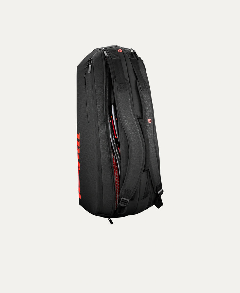 Wilson Clash v3 Super Tour 6 Pack (Black/Infrared)