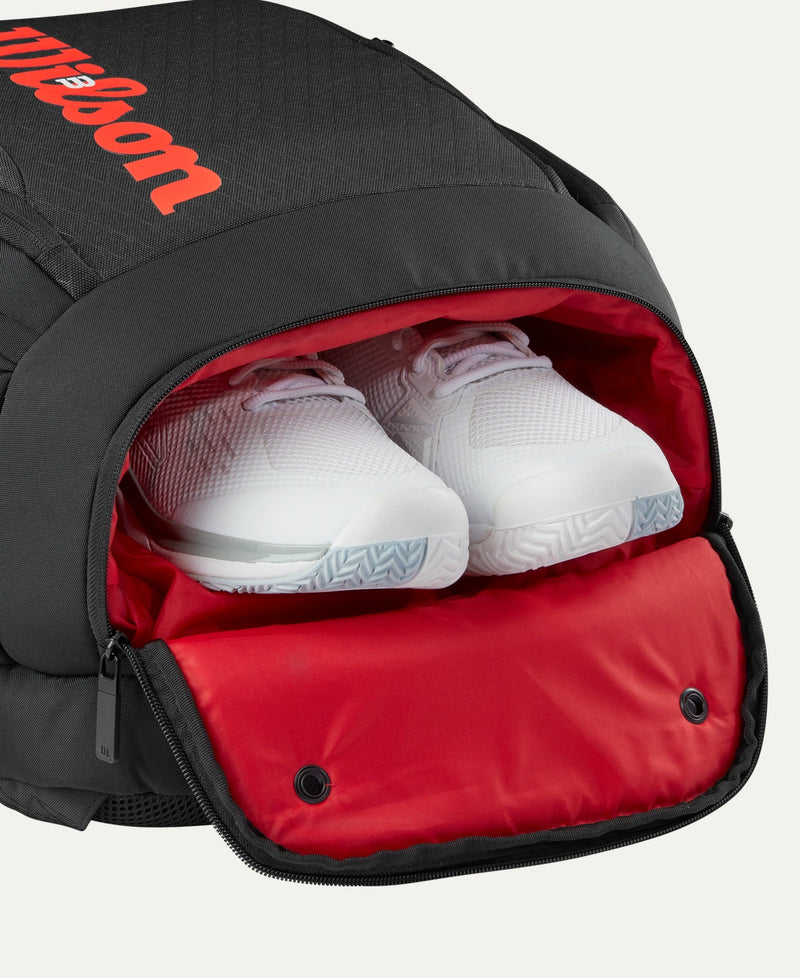 Wilson Clash v3 Super TourBackpack (Black/Infrared)
