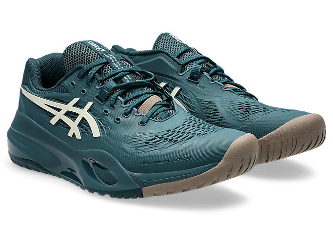 Asics Men's Gel-Resolution X (Saxon Green/Birch)