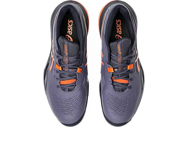 Asics Men's Gel-Resolution X (Purplish Grey/Shocking Orange)