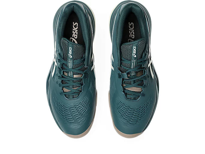 Asics Men's Gel-Resolution X WIDE (Saxon Green/Birch)