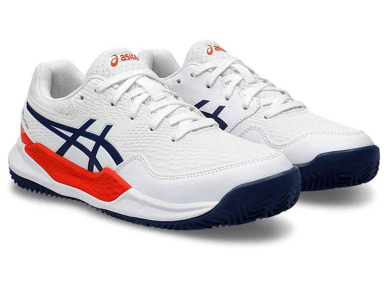 Asics Gel-Resolution 9 Junior (White/Blue Expanse)