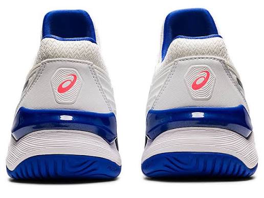 ASICS Women's' Court FF 2 (White/Lapis Lazuli Blue)