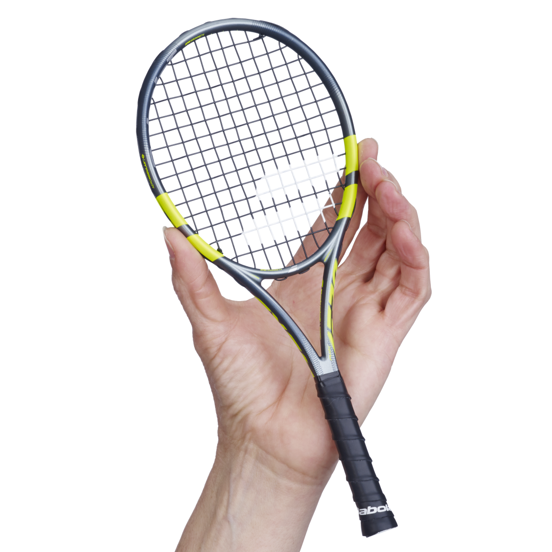 Babolat Pure Aero Mini Racquet (Grey/Flouro Yellow)