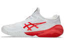 Asics Men's COURT FF 3 NOVAK  (White/Electric Red)