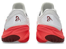 Asics Men's COURT FF 3 NOVAK  (White/Electric Red)